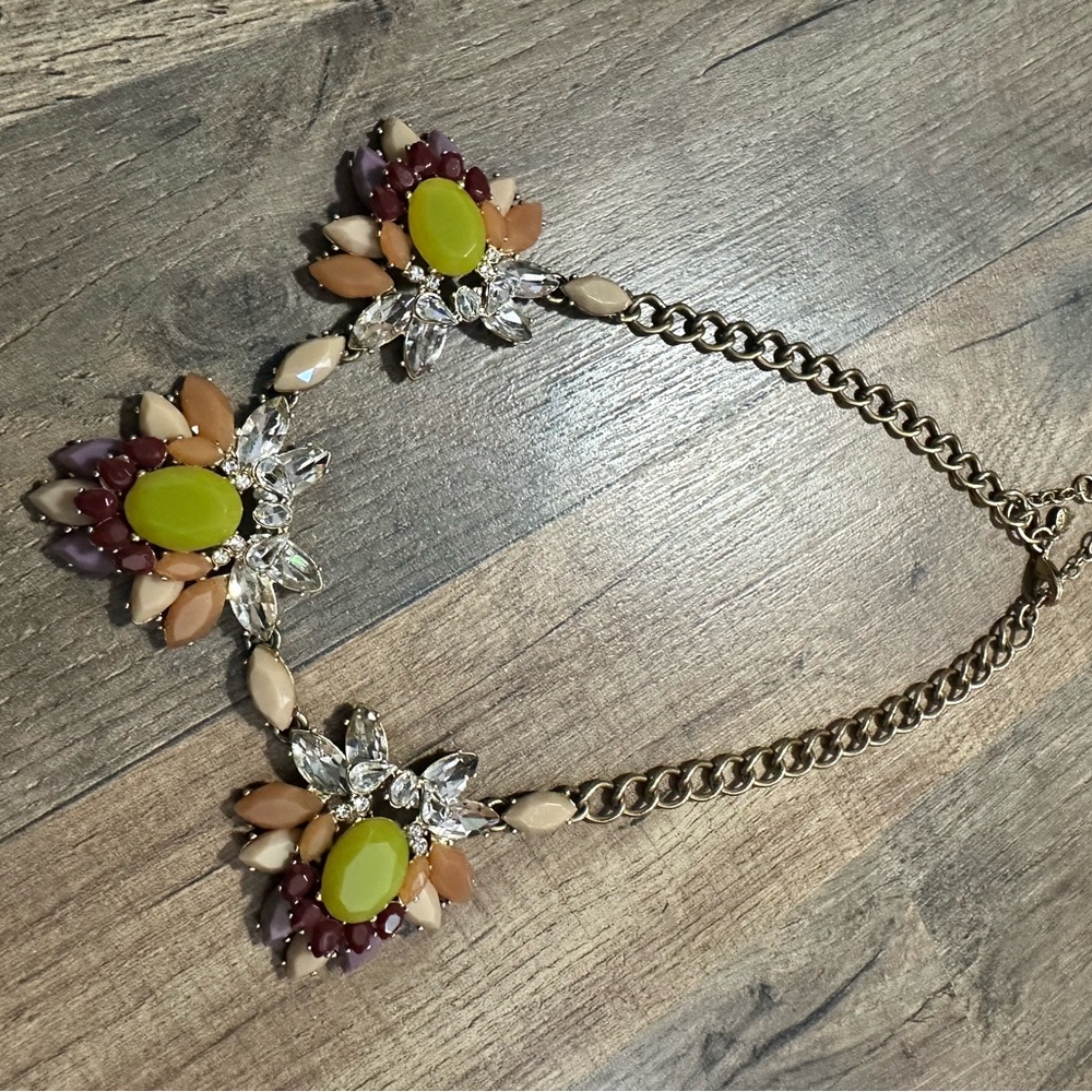 J. Crew Multicolor Statement Necklace